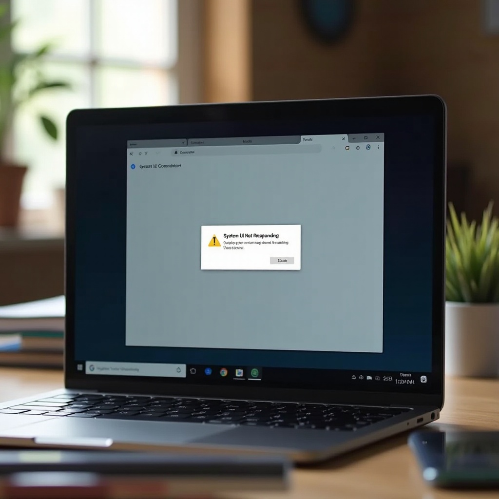 kung paano ayusin ang hindi pagtugon ng System UI sa Chromebook