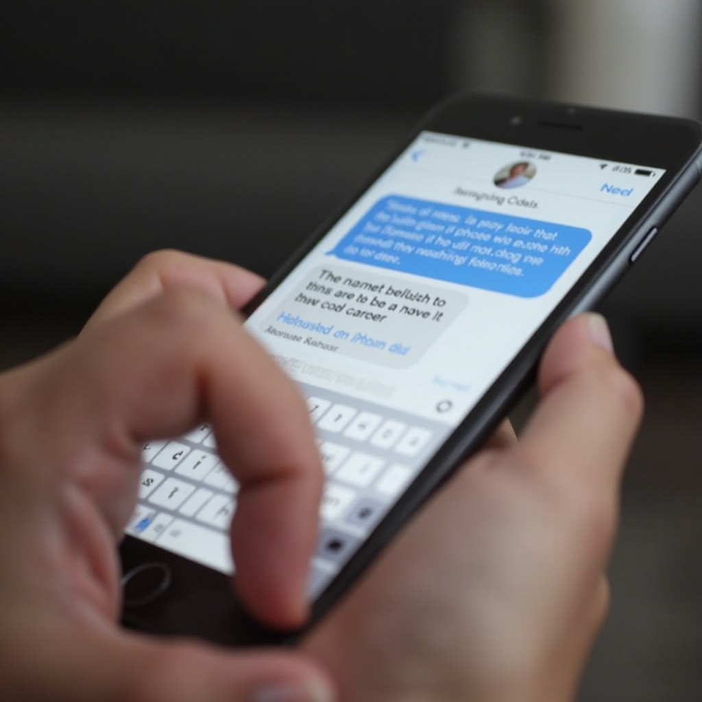 kung paano mag-scroll sa itaas ng mga mensahe sa iphone