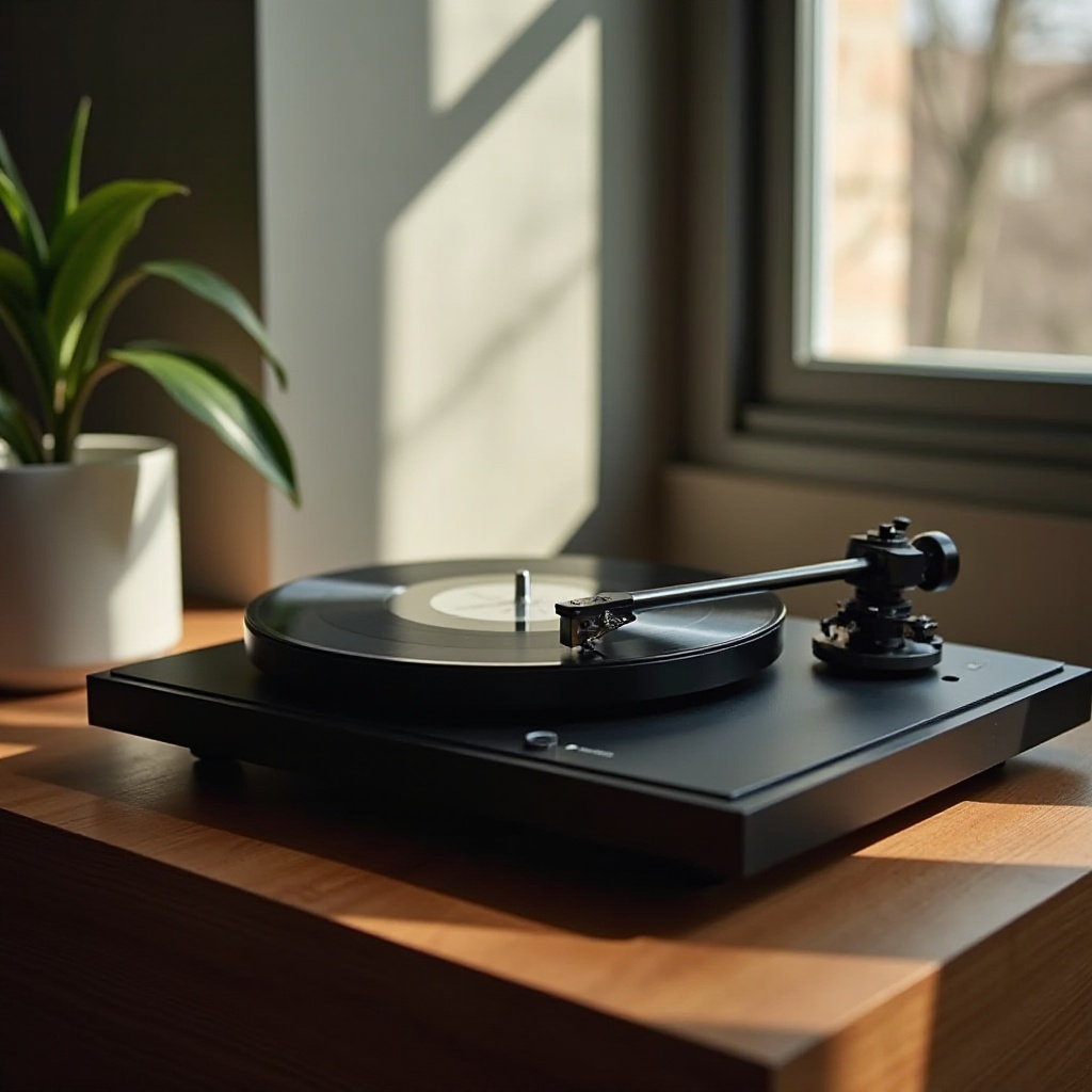 setup ng audio technica record player