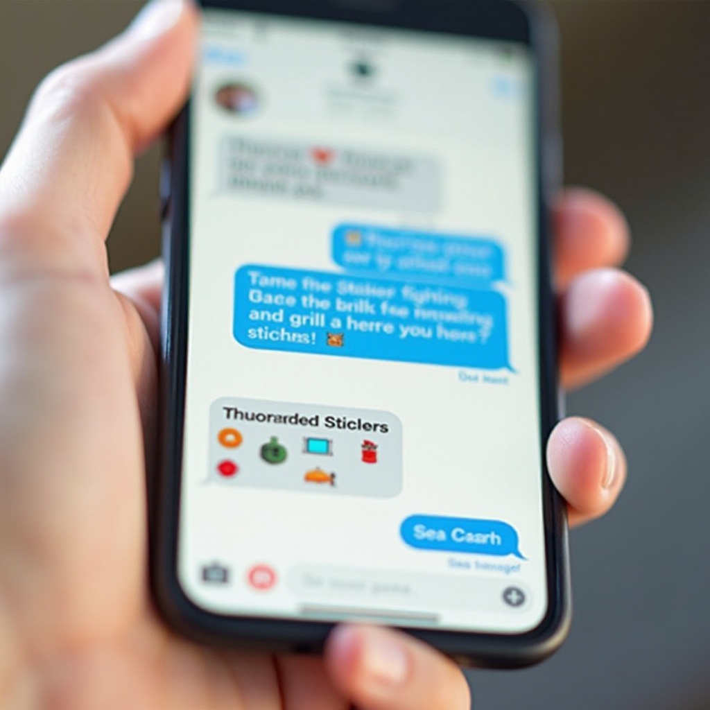 كيف تستخدم الملصقات على iMessage