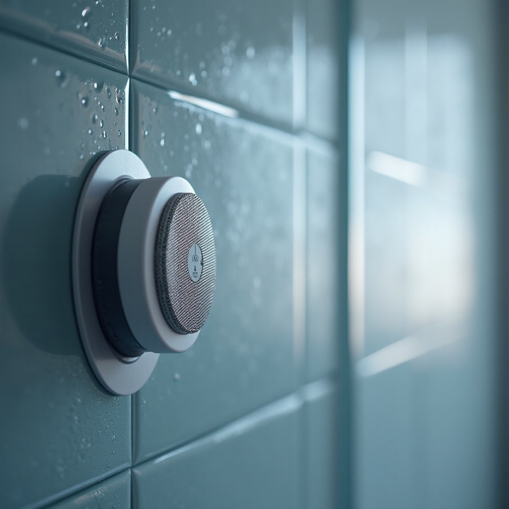 speaker shower dengan cangkir hisap