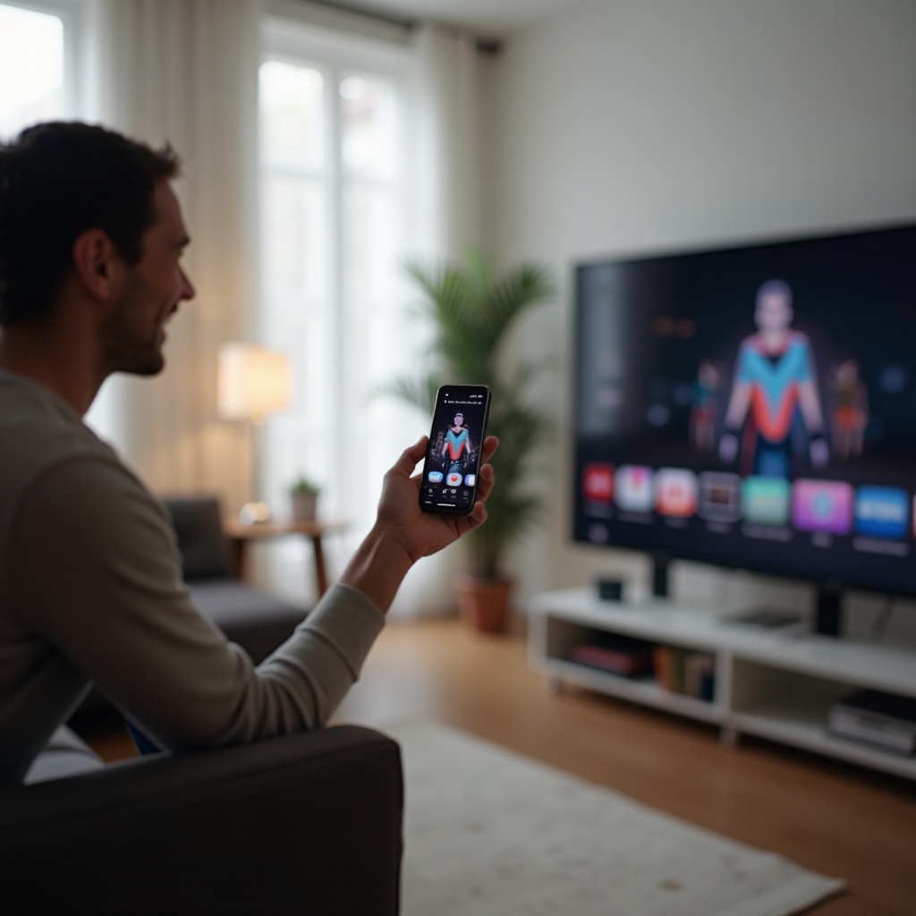como transmitir para a TV Samsung do iPhone