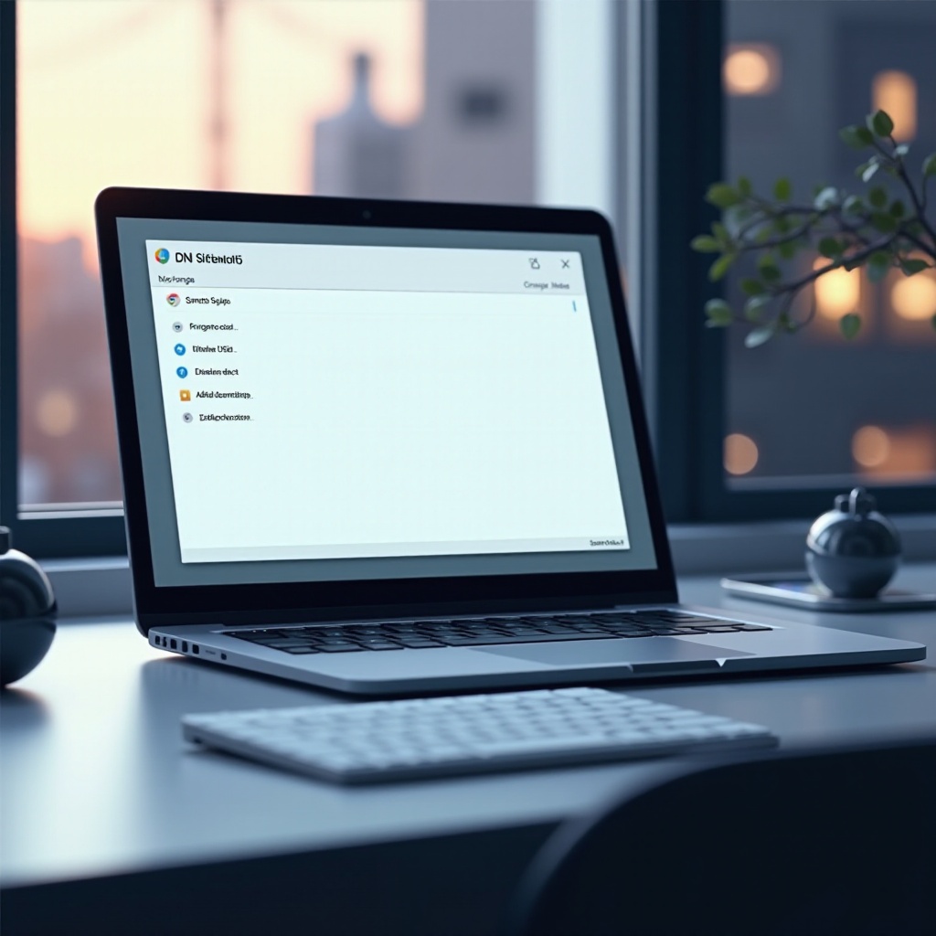 การตั้งค่า DNS ของ Chromebook