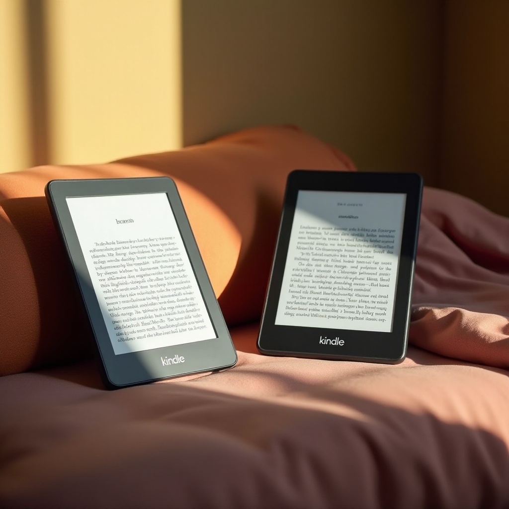 قارئ كيندل الإلكتروني مقابل بايبروايت