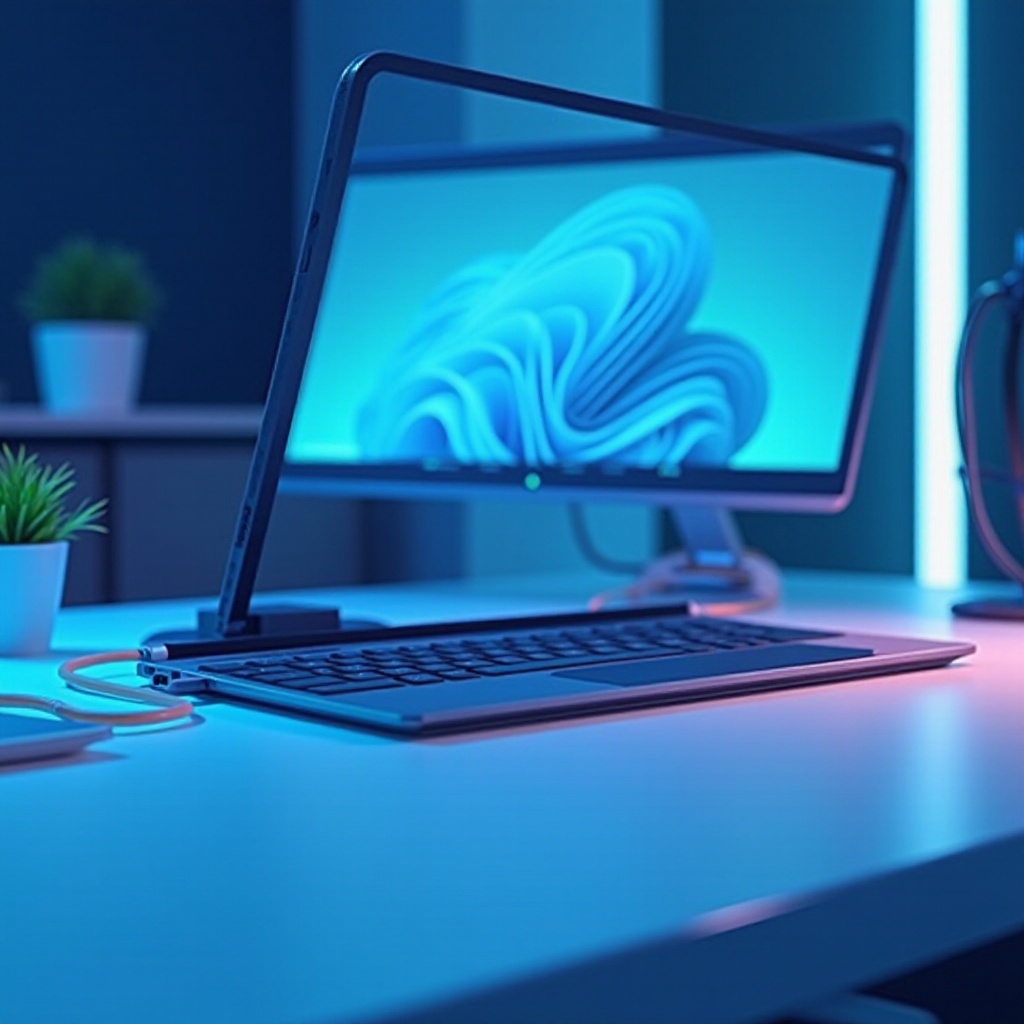 แท็บเล็ตพร้อมพอร์ต USB และ Windows