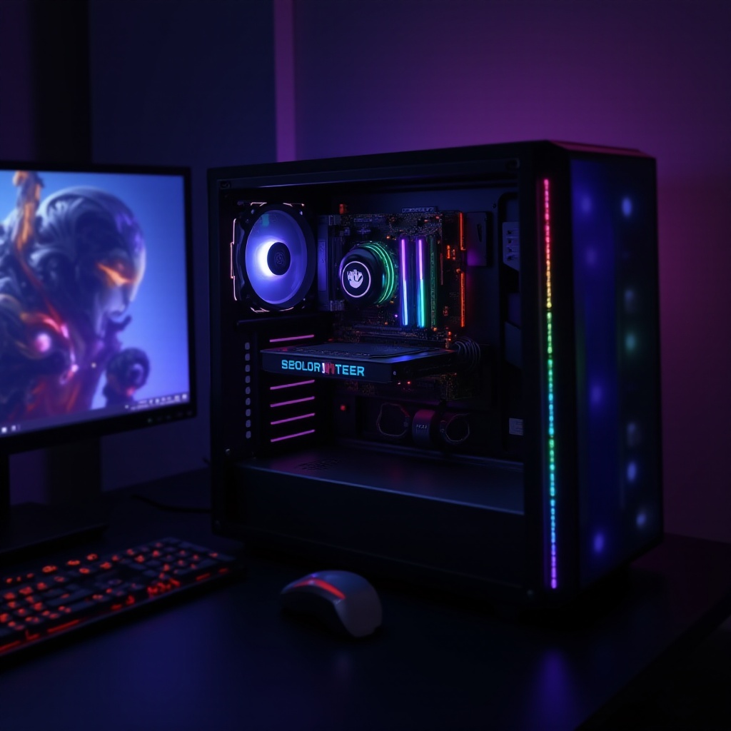 أفضل تجميع لجهاز كمبيوتر مكتبي للألعاب تحت 1000