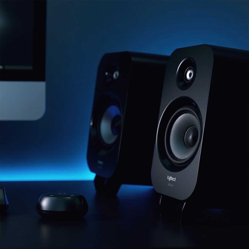 mga speaker ng computer ng logitech na may subwoofer