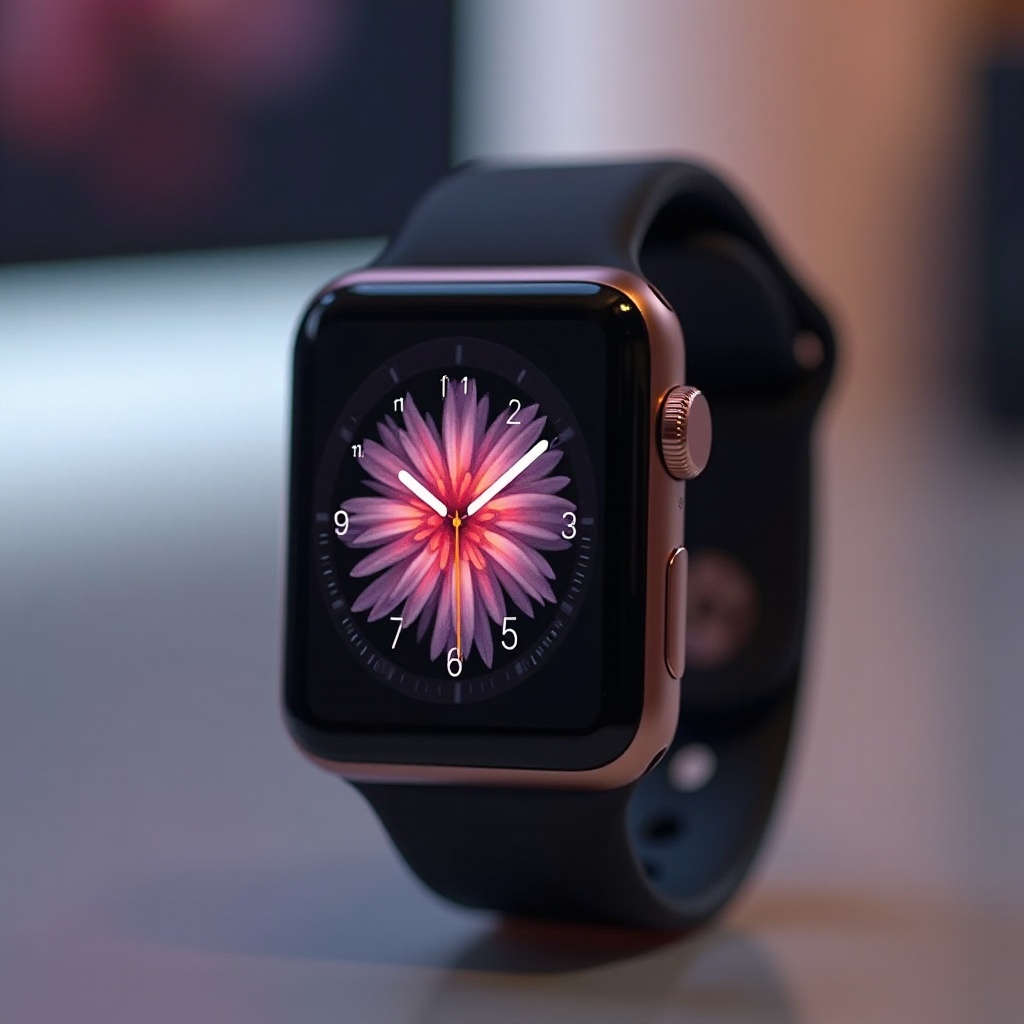 como mudar o fundo do iWatch