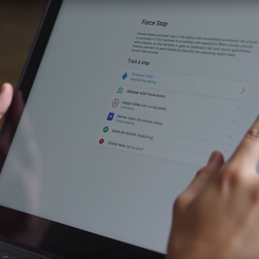 كيفية إجبار إيقاف التطبيق على Chromebook