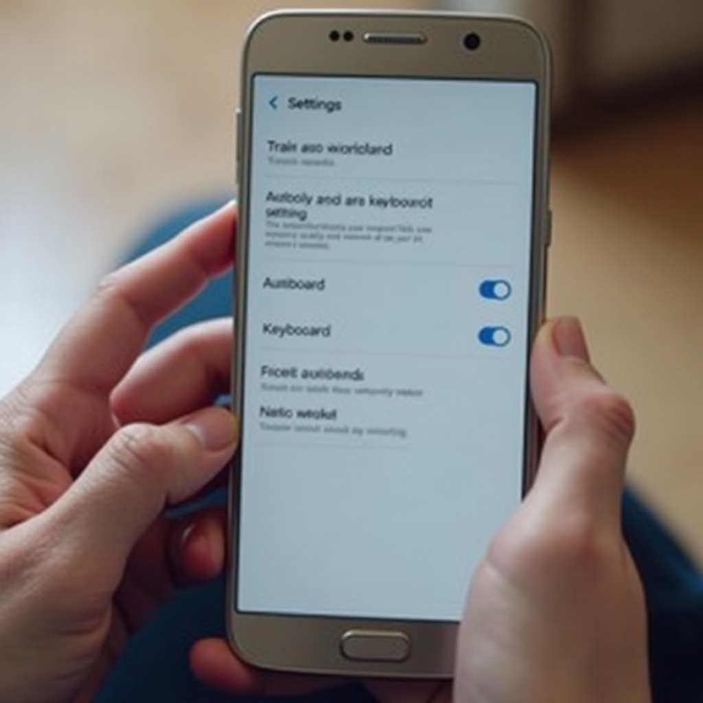 kung paano i-on ang autocorrect sa samsung