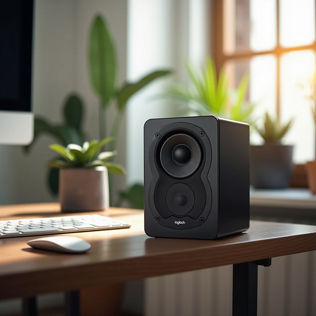 Aprimorando sua experiência de áudio com alto-falantes de computador Logitech com subwoofer
